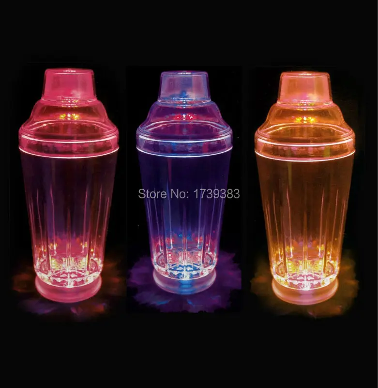 10Pcs/Lot Flashing LED Light-Up Cocktail Shaker MARTINI SHAKER colorful LED Strobing Cocktail Shaker
10Pcs/Lot Flashing LED Light-Up Cocktail Shaker MARTINI SHAKER colorful LED Strobing Cocktail Shaker
