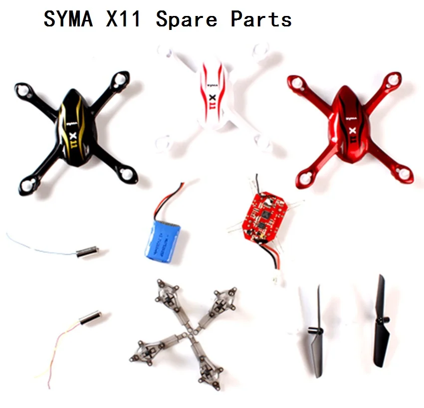 SYMA X11 Spare Parts Access Props Propeller Blade Motor CW CCW Mini Drone Quadcopter
SYMA X11 Spare Parts Access Props Propeller Blade Motor CW CCW Mini Drone Quadcopter