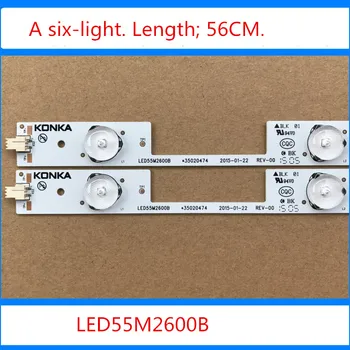 56cm LED backlight 6lamps for Konka 55 inch TV LED55R6200U LED55K35A LED55M2600B 35020474 72000876YT VO 9pcs
56cm LED backlight 6lamps for Konka 55 inch TV LED55R6200U LED55K35A LED55M2600B 35020474 72000876YT VO 9pcs