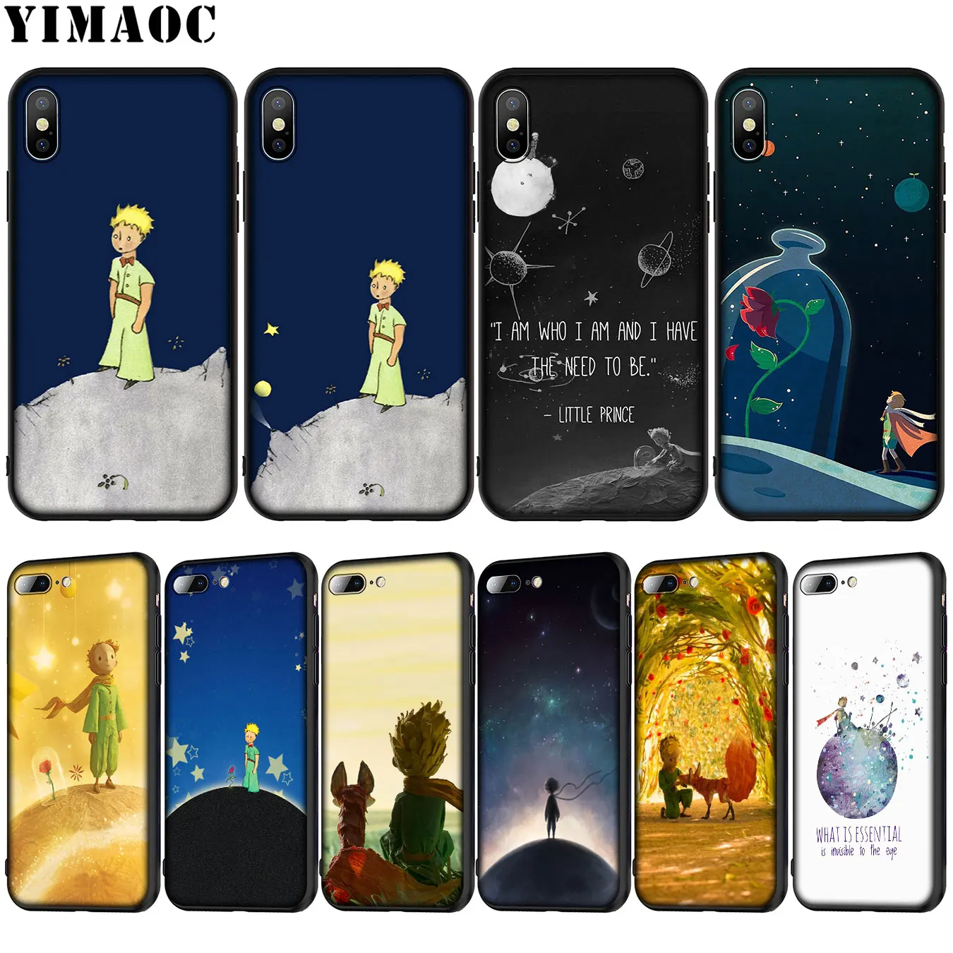 YIMAOC The Little Prince Anime Soft Silicone Phone Case for iPhone XR X XS Max X 6 6S 7 8 Plus 5 5S SE Black TPU Cover
YIMAOC The Little Prince Anime Soft Silicone Phone Case for iPhone XR X XS Max X 6 6S 7 8 Plus 5 5S SE Black TPU Cover