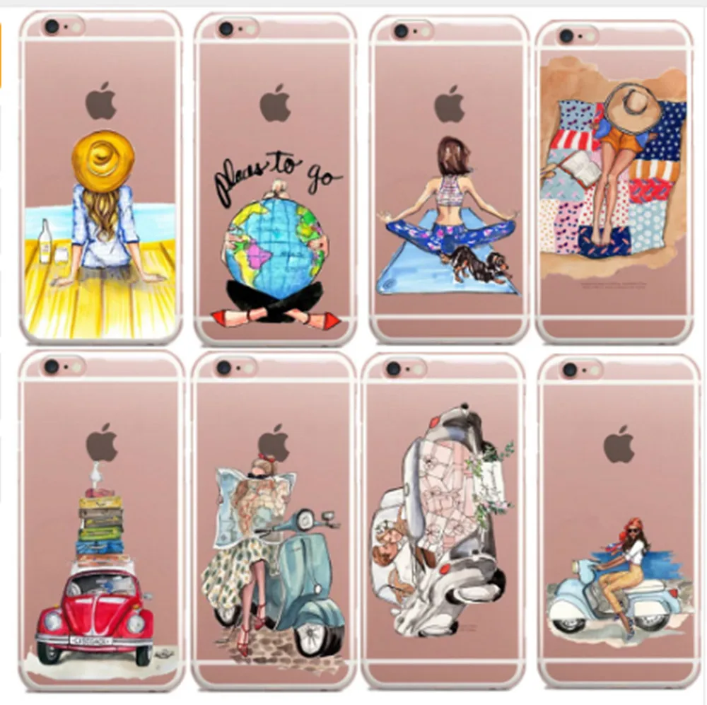 A Girl Summer Outing Travel Relax Beach Paris shopping clear Hard Phone Cases For iPhone 5 5S SE 6 6S Plus 7 XS Max XR X 8 8Plus
A Girl Summer Outing Travel Relax Beach Paris shopping clear Hard Phone Cases For iPhone 5 5S SE 6 6S Plus 7 XS Max XR X 8 8Plus