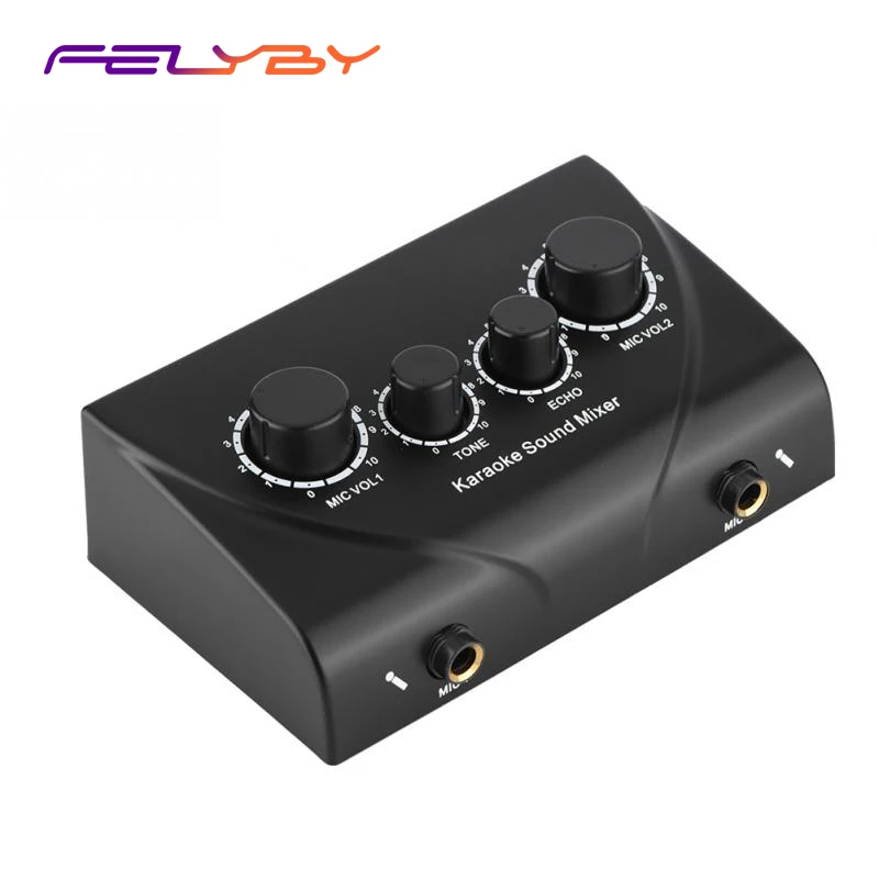FELYBY GS-N3 Portable Mini Karaoke Mixer Professional Digital Audio Sound Machine Echo Mixer System Microphone Amplifier
FELYBY GS-N3 Portable Mini Karaoke Mixer Professional Digital Audio Sound Machine Echo Mixer System Microphone Amplifier