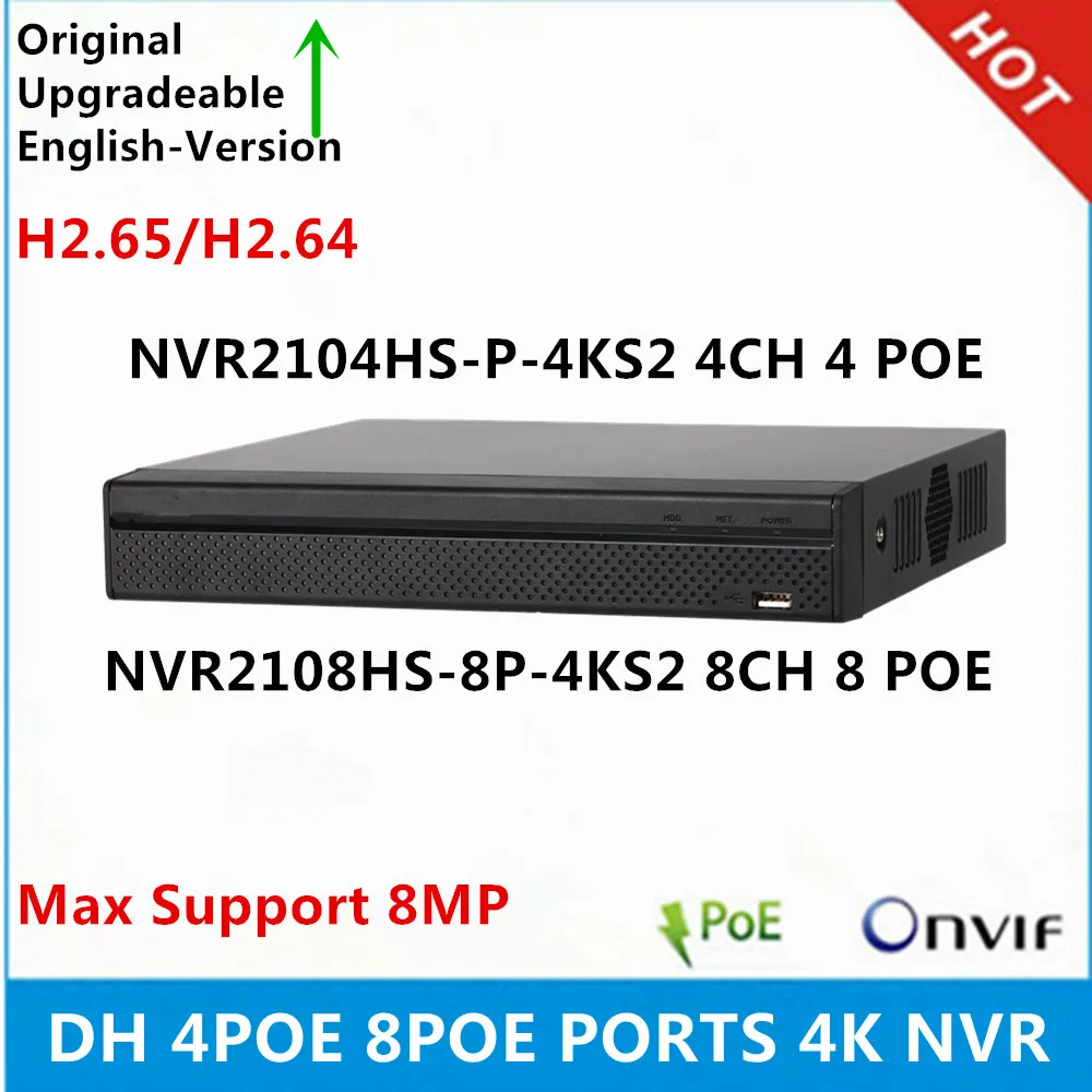 Dahua NVR2104HS-P-4KS2 4CH with 4 Poe NVR2108HS-8P-4KS2 8CH with 8 POE ports support 8MP Resolution 4K Network Video Recorder
Dahua NVR2104HS-P-4KS2 4CH with 4 Poe NVR2108HS-8P-4KS2 8CH with 8 POE ports support 8MP Resolution 4K Network Video Recorder