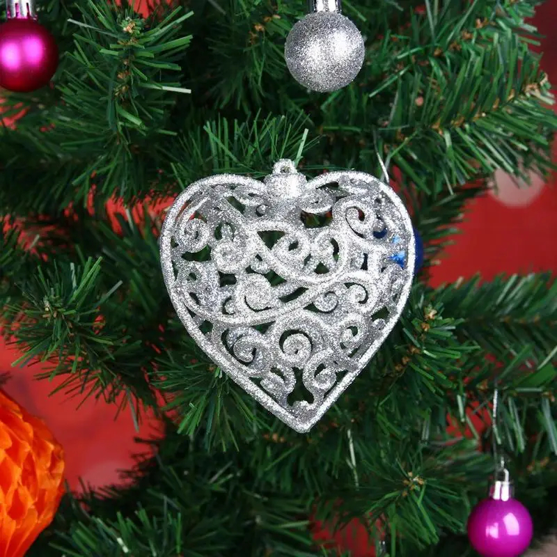 Christmas Tree Decor Hollow Heart Shape Glitter Pendant Ornaments New Year 2019 Xmas Christmas GIft Decoration
Christmas Tree Decor Hollow Heart Shape Glitter Pendant Ornaments New Year 2019 Xmas Christmas GIft Decoration