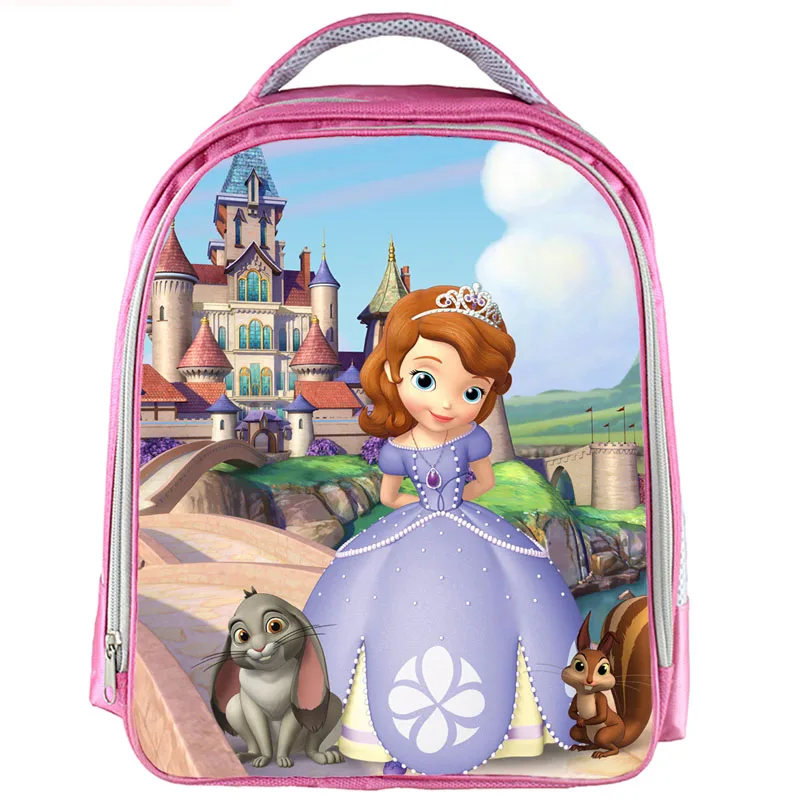 13inch Sofia the First Backpack School Bags Cute Printed School Backpack for Girls Bookbag Children Gift Customized
13inch Sofia the First Backpack School Bags Cute Printed School Backpack for Girls Bookbag Children Gift Customized