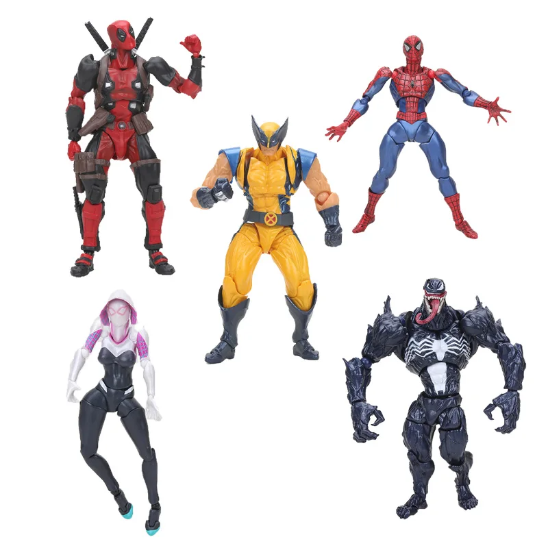 marvel avenger Revoltech Deadpool Series No.001 Venom No.003 Spider Man No.002 gwen PVC Action Figure Doll Model Toy
marvel avenger Revoltech Deadpool Series No.001 Venom No.003 Spider Man No.002 gwen PVC Action Figure Doll Model Toy