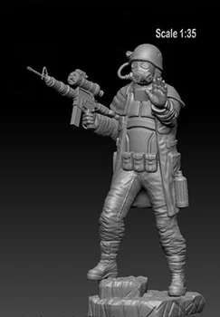 Assembly Unpainted Scale 1/35 modern Apocalyptic - Guard with Base (1 figure) Historical toy Resin Model Miniature Kit
Assembly Unpainted Scale 1/35 modern Apocalyptic - Guard with Base (1 figure) Historical toy Resin Model Miniature Kit
