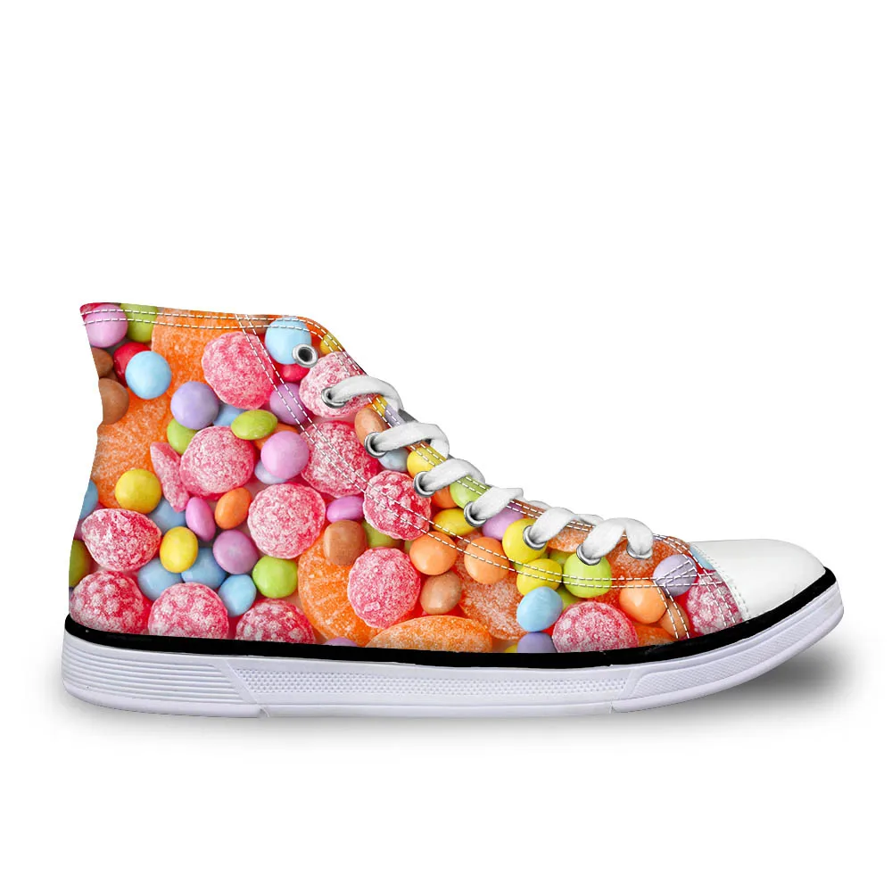 Noisydesings Women candy print colorful shoes girls cute outdoor light rubber vulcanity sneakers high classic canvas shoes
Noisydesings Women candy print colorful shoes girls cute outdoor light rubber vulcanity sneakers high classic canvas shoes