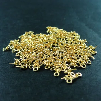 2x6mm 24K gold plated solid 925 sterling silver pendant charm bail for DIY jewelry supplies 1534008
2x6mm 24K gold plated solid 925 sterling silver pendant charm bail for DIY jewelry supplies 1534008
