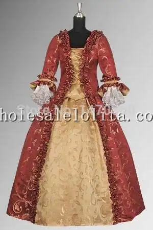 renaissance handmade OVER dress ONLY burgandy many sizes theater quaility