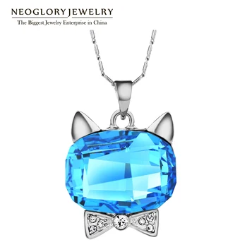 Neoglory High Quality Austria Crystal Rhinestone Animal Cute Cat Designer Pendant Necklaces Women Gifts Wholesale CLE B1
Neoglory High Quality Austria Crystal Rhinestone Animal Cute Cat Designer Pendant Necklaces Women Gifts Wholesale CLE B1