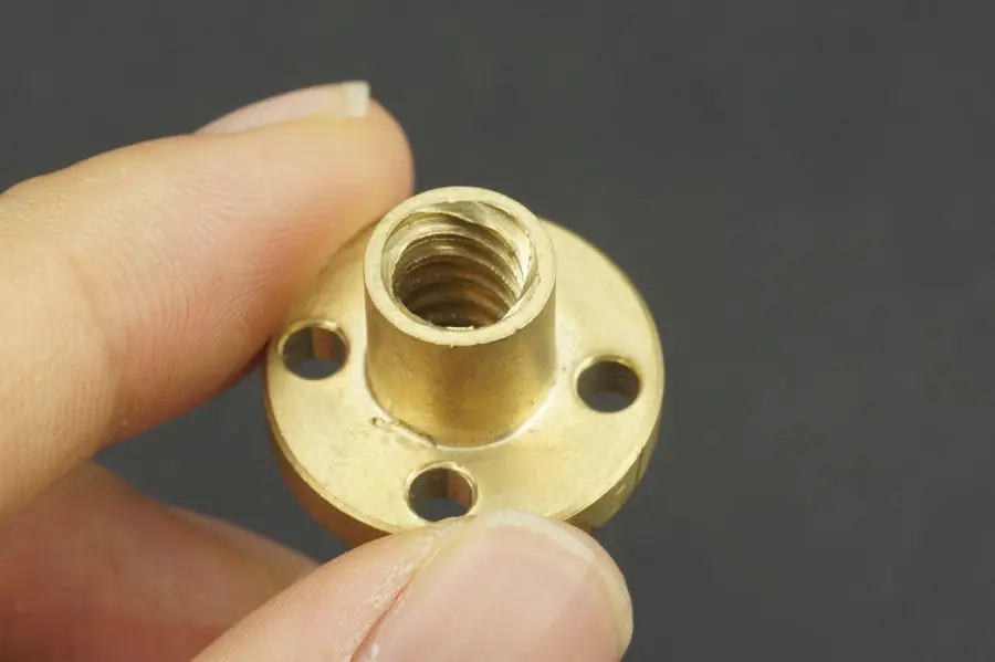 Free Shipping Brass 8mm Flange Nut For CNC 3D Printer Start Lead Screw with Copper for 3d printer
Free Shipping Brass 8mm Flange Nut For CNC 3D Printer Start Lead Screw with Copper for 3d printer