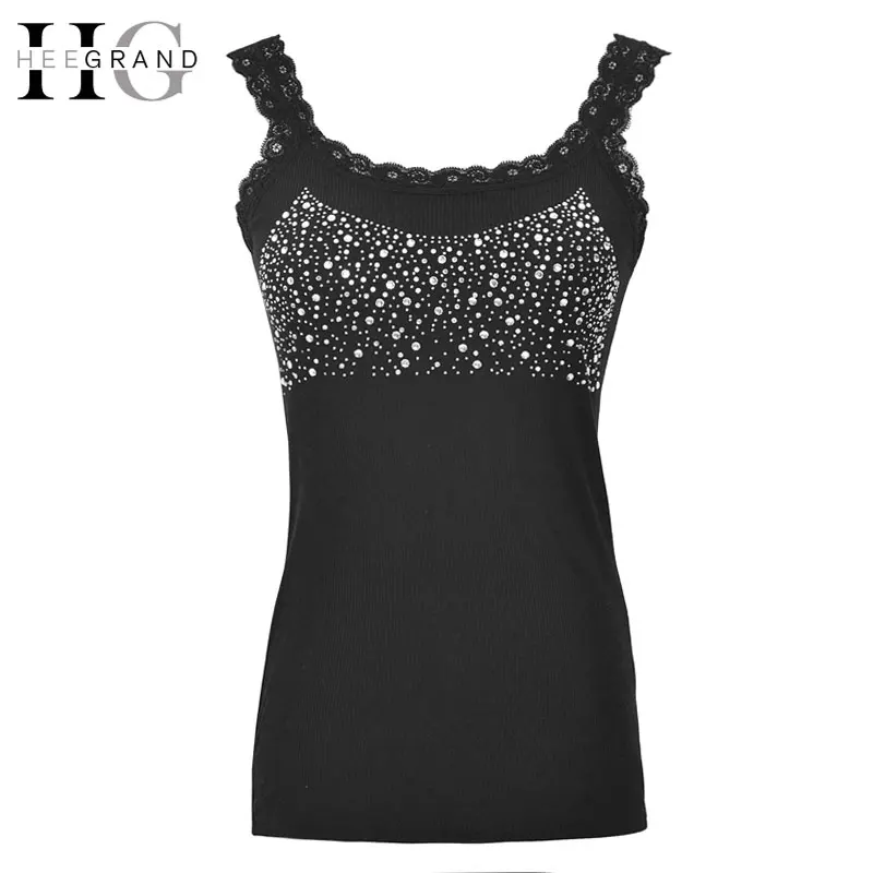HEE GRAND Summer Women Casual Tank Top Basic Bling Rhinestone Lace Women Crop Top Solid Slim Soft Tops Colete WBJ056
HEE GRAND Summer Women Casual Tank Top Basic Bling Rhinestone Lace Women Crop Top Solid Slim Soft Tops Colete WBJ056