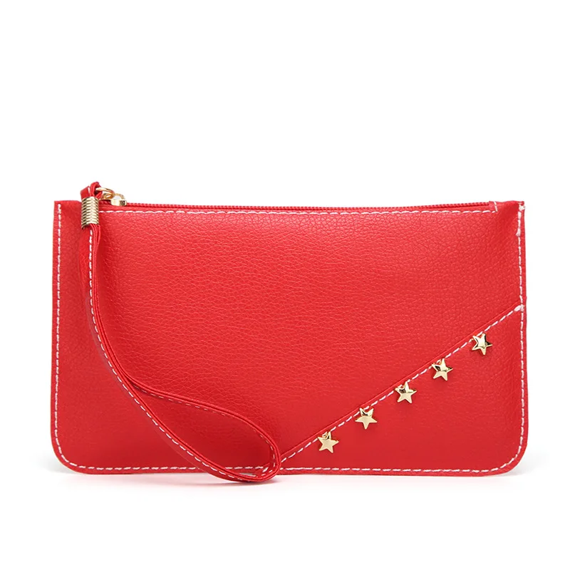 Women's Purse Ladies Wallet Long Money Bags Star Pattern Simple Style Coin Purse Leather Thin Wallets Female Card Holder Solid
Women's Purse Ladies Wallet Long Money Bags Star Pattern Simple Style Coin Purse Leather Thin Wallets Female Card Holder Solid