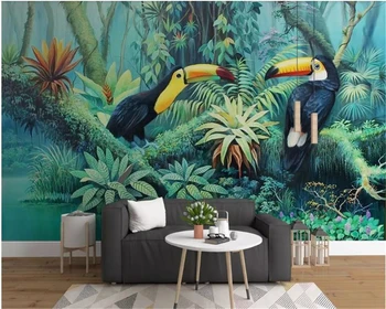 beibehang papel de parede Hand painted tropical rainforest plant toucan background wall wallpaper hudas beauty papier peint
beibehang papel de parede Hand painted tropical rainforest plant toucan background wall wallpaper hudas beauty papier peint