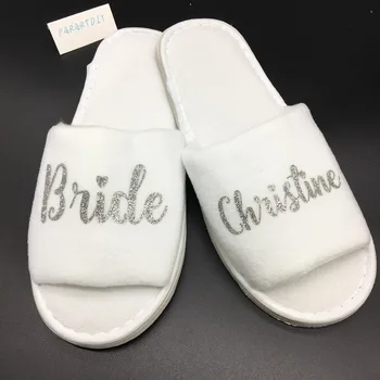 personalized silver glitter Wedding Slippers,wedding Bride&Bridesmaid name spa Slippers,Bachelorette slippers party favors gifts
personalized silver glitter Wedding Slippers,wedding Bride&Bridesmaid name spa Slippers,Bachelorette slippers party favors gifts