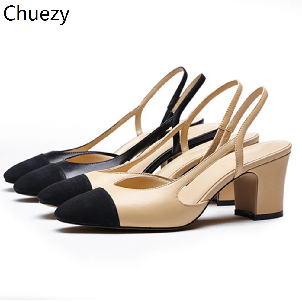 Chueyz Fashion Summer Women's Sandals Genuine Leather Women's Shoes Pointed Toe Max Color Shoes For Womens Square Low Heels Pump
Chueyz Fashion Summer Women's Sandals Genuine Leather Women's Shoes Pointed Toe Max Color Shoes For Womens Square Low Heels Pump