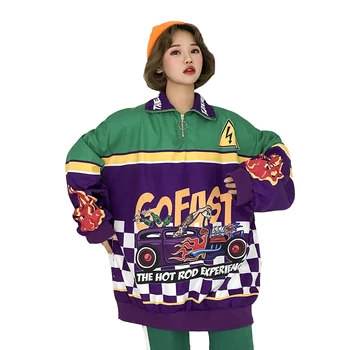 Harajuku Girls Casual Grid Letters Thin Spring Summer Loose Boyfriend Sweatshirt Hot Fashion Oversize Pullover Racing Sweatshirt
Harajuku Girls Casual Grid Letters Thin Spring Summer Loose Boyfriend Sweatshirt Hot Fashion Oversize Pullover Racing Sweatshirt