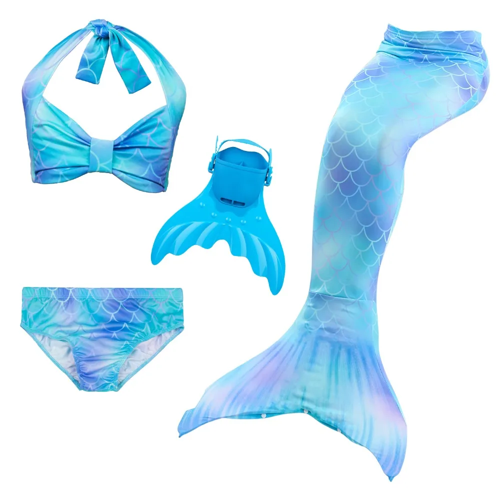 Girls Swimming Mermaid Tails Cosplay Mermaid Swimsuit With Monofin Flipper Kid's Sparkle Swimmable Children Swimwear Set Costume
Girls Swimming Mermaid Tails Cosplay Mermaid Swimsuit With Monofin Flipper Kid's Sparkle Swimmable Children Swimwear Set Costume