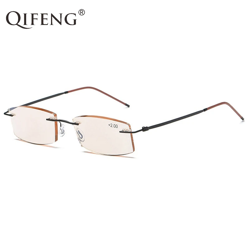 Reading Glasses Men Women Ultralight Rimless Diopter Presbyopic Eyeglasses Male Eyewear +1.0+1.5+2.0+2.5+3.0+3.5 QF277
Reading Glasses Men Women Ultralight Rimless Diopter Presbyopic Eyeglasses Male Eyewear +1.0+1.5+2.0+2.5+3.0+3.5 QF277