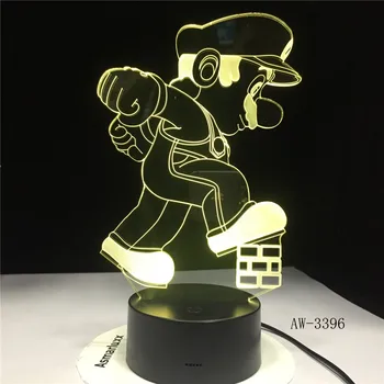 Mario 3D LED USB Lamp Cartoon Game Figure Super Acrylic Novelty Lighting Gift RGB Touch Remote Controller Toys Dropship AW-3396
Mario 3D LED USB Lamp Cartoon Game Figure Super Acrylic Novelty Lighting Gift RGB Touch Remote Controller Toys Dropship AW-3396