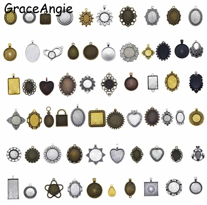 Mix Colors Pendant Trays Round Bezel with Glass Cabochon Flower Rectangle Oval Clear Dome Tiles for Crafting DIY Jewelry Making
Mix Colors Pendant Trays Round Bezel with Glass Cabochon Flower Rectangle Oval Clear Dome Tiles for Crafting DIY Jewelry Making
