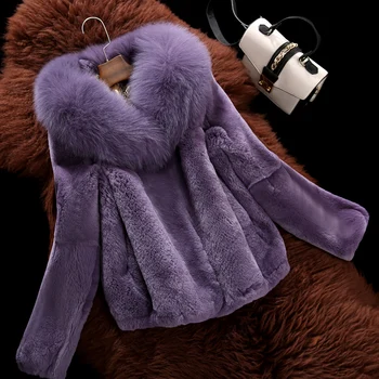 2019 winter new real rabbit fur coat women's short paragraph rex rabbit whole fur fox fur collar long-sleeved rabbit fur grass c
2019 winter new real rabbit fur coat women's short paragraph rex rabbit whole fur fox fur collar long-sleeved rabbit fur grass c