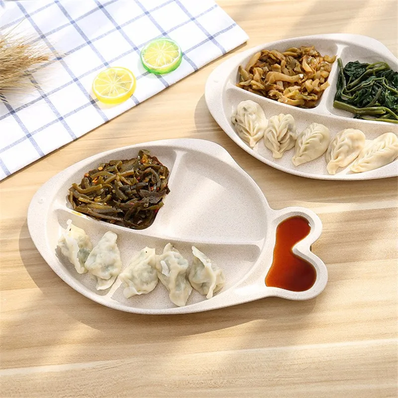 Mrosaa 1Pc Wheat Straw Fish Shape Dinner Food Dish Fast Food Snacks Plate Salad Sushi Cake Dish Simple Split School Kids Plate
Mrosaa 1Pc Wheat Straw Fish Shape Dinner Food Dish Fast Food Snacks Plate Salad Sushi Cake Dish Simple Split School Kids Plate