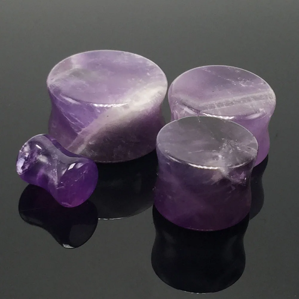 Ear Expander Body Piercing Tunnels Jewelry PAIR-Purple Natural -Organic Flesh Tunnels Stone Ear Plugs Ear Gauges
Ear Expander Body Piercing Tunnels Jewelry PAIR-Purple Natural -Organic Flesh Tunnels Stone Ear Plugs Ear Gauges