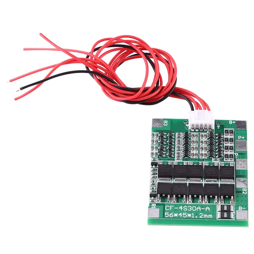 TOP 4S 30A Li-ion Lithium 18650 Battery Cell BMS PCB Protection Balance Board 14.8V
TOP 4S 30A Li-ion Lithium 18650 Battery Cell BMS PCB Protection Balance Board 14.8V