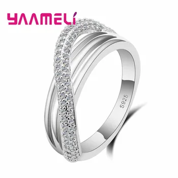 Fashion Women Girls Party Engagement Jewelry 925 Sterling Silver Geometric Ring With Full Shiny Cubic Zirconia Wholesale
Fashion Women Girls Party Engagement Jewelry 925 Sterling Silver Geometric Ring With Full Shiny Cubic Zirconia Wholesale