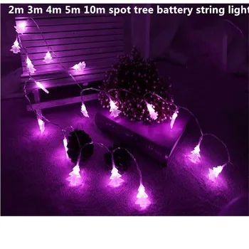 

2m 3m 4m 5m 10m Christmas tree 3AA battery led string light operated holiday decoration lamp festival outdoor waterproof