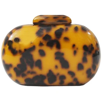 Fashion Wallet Women'S Acrylic Cute Round Leopard Print Evening Bag Ladies Wedding Party Ball Portable Clutch Bag
Fashion Wallet Women'S Acrylic Cute Round Leopard Print Evening Bag Ladies Wedding Party Ball Portable Clutch Bag