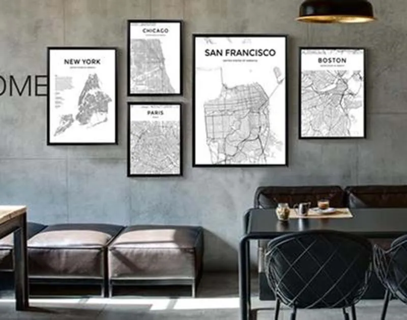 Black White World City Map Poster Nordic Living Room Milan New York Hongkong Wall Art Pictures Home Decor Canvas Painting
Black White World City Map Poster Nordic Living Room Milan New York Hongkong Wall Art Pictures Home Decor Canvas Painting