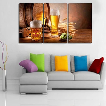 HD home decoration modern canvas living room printing 3 panel beer barrel picture painting wall art modular poster frame
HD home decoration modern canvas living room printing 3 panel beer barrel picture painting wall art modular poster frame