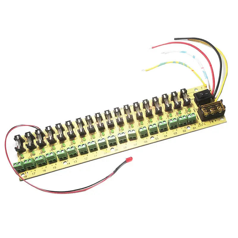 12V DC power distribution 18 ch PCB board terminal block for switching power supply electricity current wiring LED switch
12V DC power distribution 18 ch PCB board terminal block for switching power supply electricity current wiring LED switch