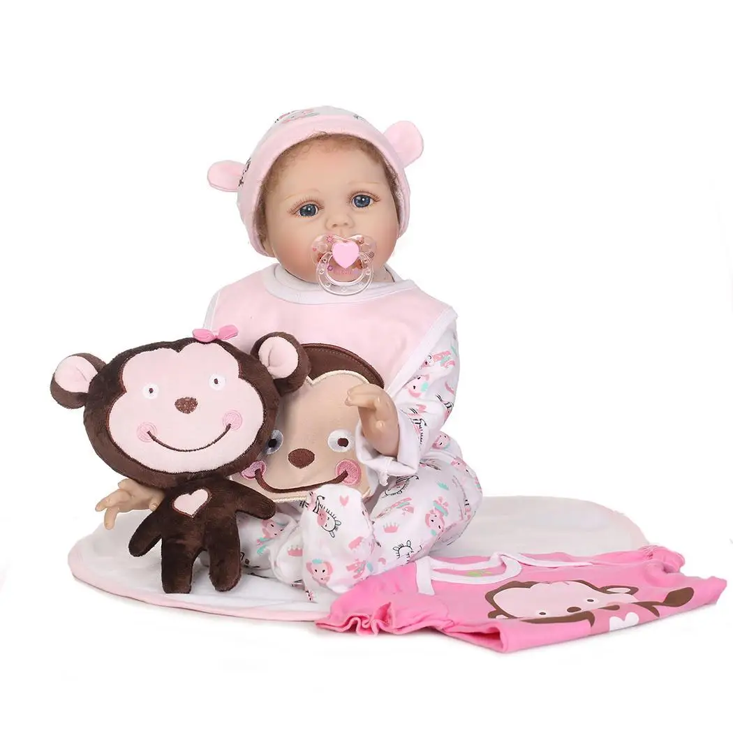 Kids Soft Silicone Realistic With Clothes Collectibles, Gift, Playmate Reborn Baby Doll Pink 2-4Years
Kids Soft Silicone Realistic With Clothes Collectibles, Gift, Playmate Reborn Baby Doll Pink 2-4Years