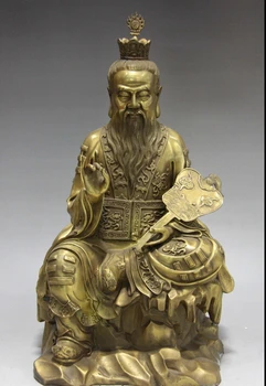 Taoism Leader Brass Copper Tai Shang Laojun Taoist Too on the old monarch Buddha
Taoism Leader Brass Copper Tai Shang Laojun Taoist Too on the old monarch Buddha