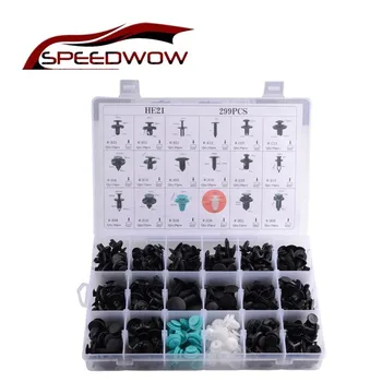 SPEEDWOW 299PCS Car Plastic Rivet Fastener Fender Retainer Push Clips Fender Door Hood Bumper Trim Clips For Subaru Honda
SPEEDWOW 299PCS Car Plastic Rivet Fastener Fender Retainer Push Clips Fender Door Hood Bumper Trim Clips For Subaru Honda