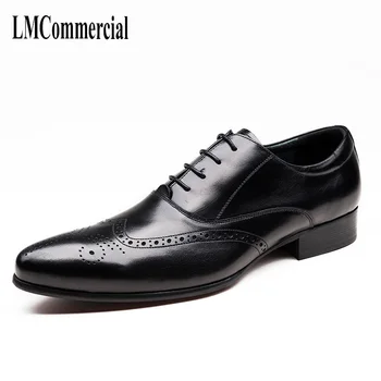 men's genuine leather business shoes suits men's shoes spring and autumn all-match cowhide Lace-Up Men Dress Shoes
men's genuine leather business shoes suits men's shoes spring and autumn all-match cowhide Lace-Up Men Dress Shoes