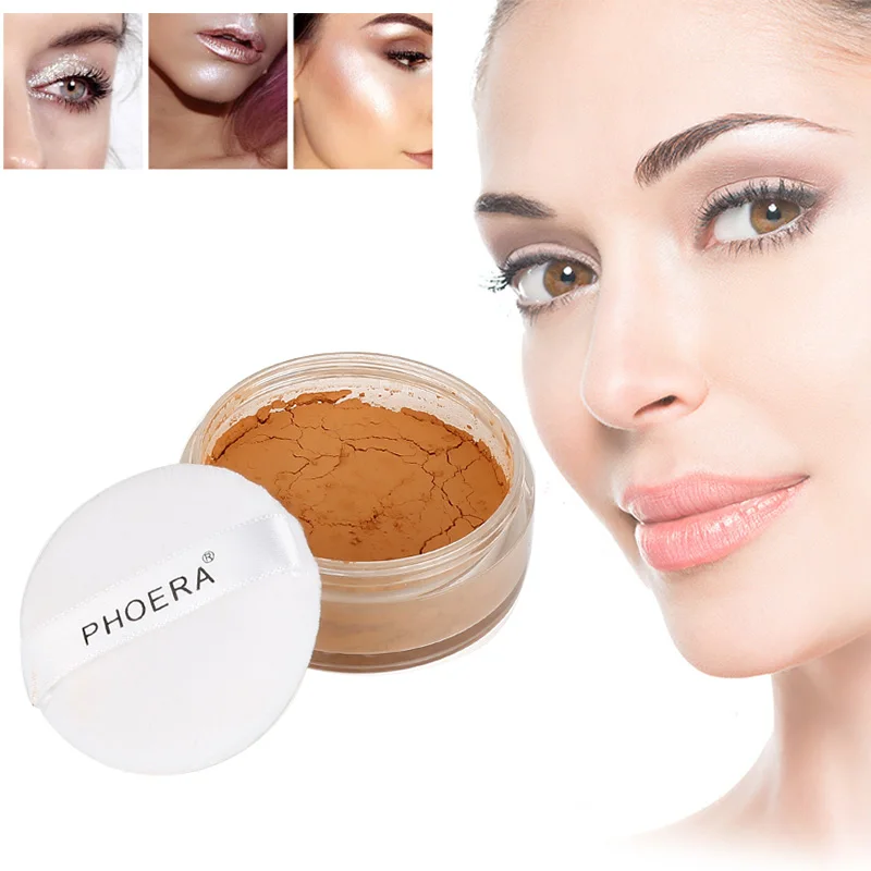PHOERA 4 Colors Oil Control Loose Powder Makeup Matte Whitening Brighten Face Powder Concealer Repair Setting Powder TSLM1
PHOERA 4 Colors Oil Control Loose Powder Makeup Matte Whitening Brighten Face Powder Concealer Repair Setting Powder TSLM1