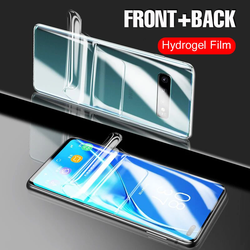 Front Back Hydrogel Film On The For Samsung Galaxy S8 S9 S10 Plus S10e Screen Protector Film Note 8 9 Protective Film Not Glass
Front Back Hydrogel Film On The For Samsung Galaxy S8 S9 S10 Plus S10e Screen Protector Film Note 8 9 Protective Film Not Glass