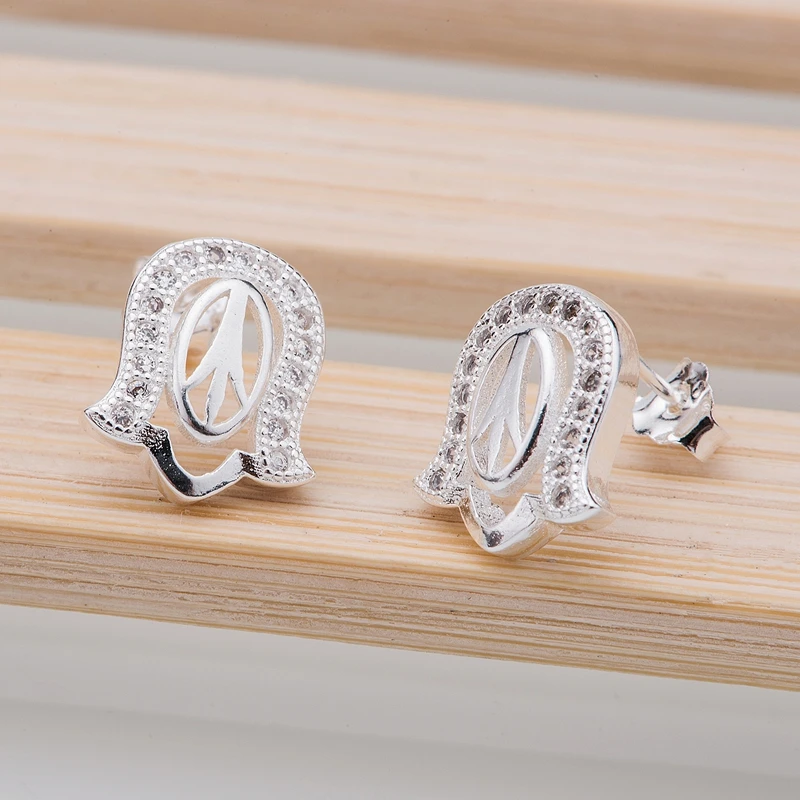 Фото silver plated earrings fashion jewelry shining inlaid /chdakyka dylampsa LQ-E364 | Украшения и аксессуары