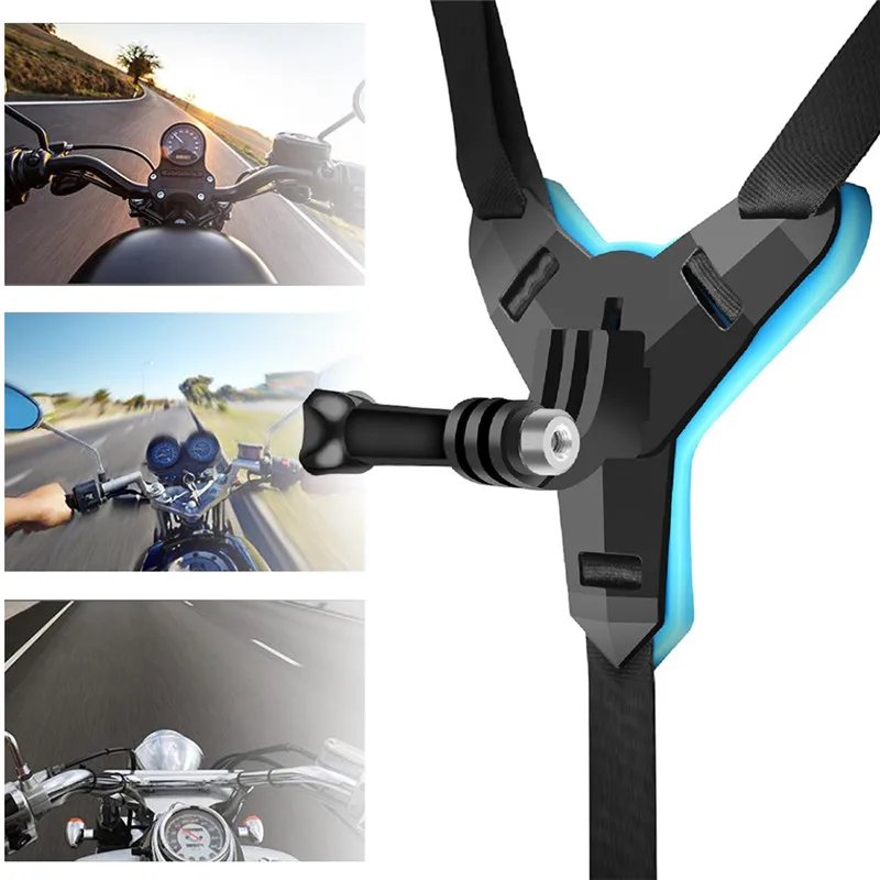 Stand Full Face Chin Mount Fixed Holder Black Motorcycle Helmet Easy Assembly Camera Accessories PC Durable Elastic Buckle Rope
Stand Full Face Chin Mount Fixed Holder Black Motorcycle Helmet Easy Assembly Camera Accessories PC Durable Elastic Buckle Rope