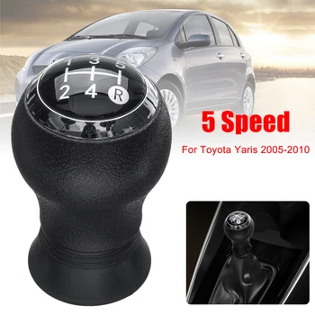 5 Speed MT Car Gear Shift Knob Head Gear Knob Cover Shifter Lever Stick For Toyota Yaris 2005 2006 2007 2008 2009 2010
5 Speed MT Car Gear Shift Knob Head Gear Knob Cover Shifter Lever Stick For Toyota Yaris 2005 2006 2007 2008 2009 2010