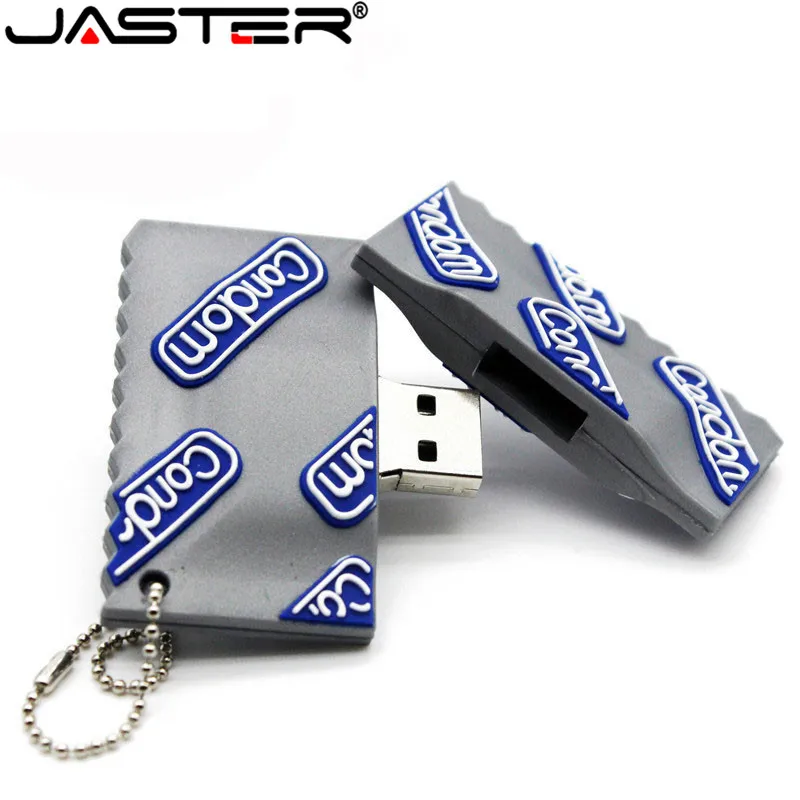 JASTER 2018 Hot fashion Creative Cartoon condom %100 Real capacity USB 2.0 4GB 8GB 16GB 32GB 64GB gift USB Flash Memory Stick
JASTER 2018 Hot fashion Creative Cartoon condom %100 Real capacity USB 2.0 4GB 8GB 16GB 32GB 64GB gift USB Flash Memory Stick
