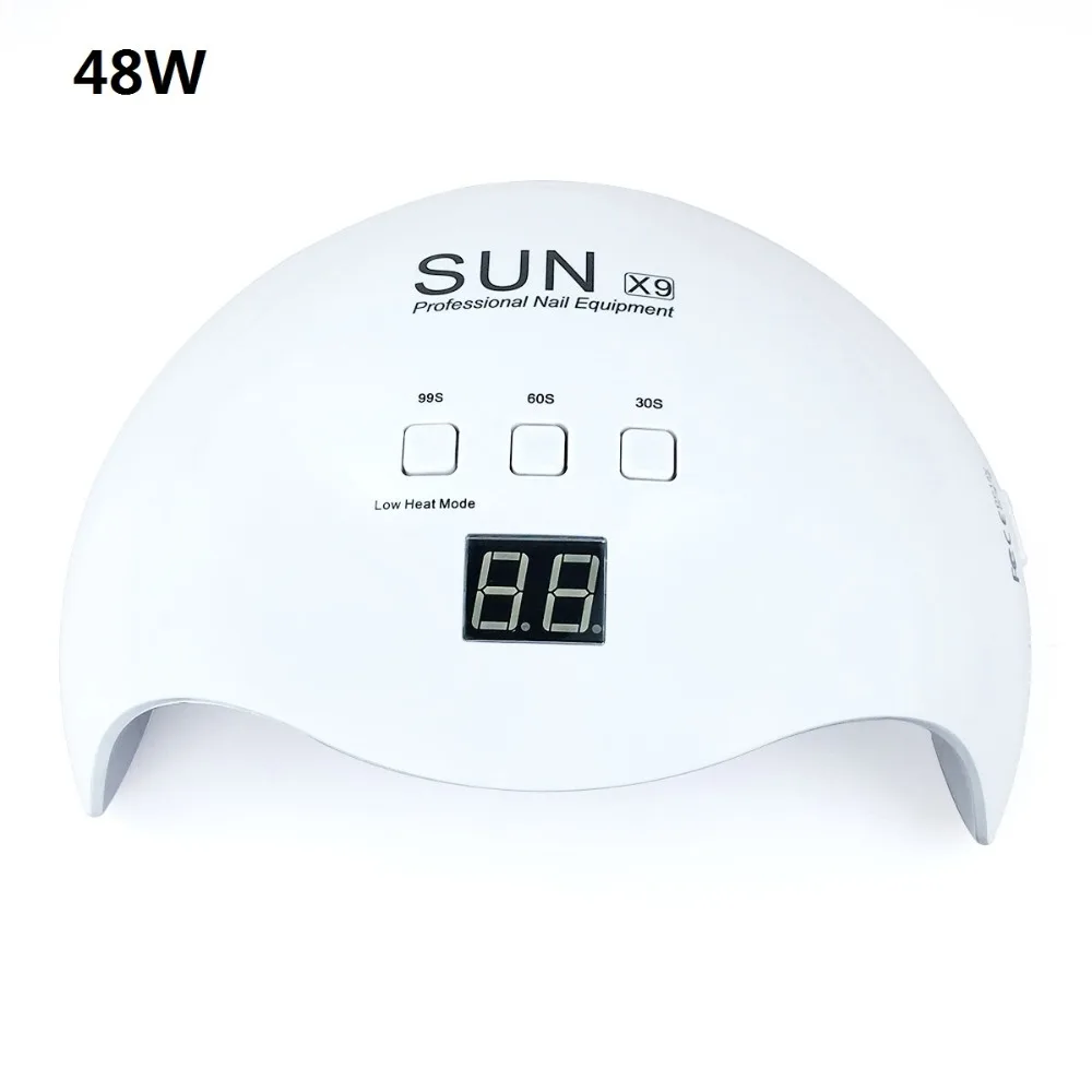 2019 Hot SUN X9 48W UV LED Nail Lamp Quick Drying Nail SUN Lamp Dryer Machine Ice lamp for Curing UV Gel Polish Nail Art Tools
2019 Hot SUN X9 48W UV LED Nail Lamp Quick Drying Nail SUN Lamp Dryer Machine Ice lamp for Curing UV Gel Polish Nail Art Tools