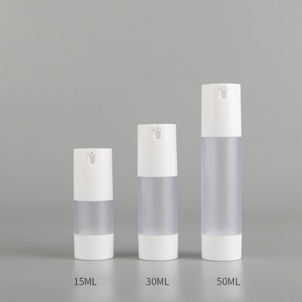 15ml 30ml 50ml Forsted Cclear Airless Lotion Pump Plastic Container,Travel Cosmetic Skin Care Cream Bottle Airless Dispenser
15ml 30ml 50ml Forsted Cclear Airless Lotion Pump Plastic Container,Travel Cosmetic Skin Care Cream Bottle Airless Dispenser