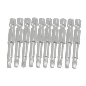 LIXF HOT 6.3mm Hexagon Shank 4mm T20 Magnetic Tip Torx Screwdriver Bits 10 Pcs
LIXF HOT 6.3mm Hexagon Shank 4mm T20 Magnetic Tip Torx Screwdriver Bits 10 Pcs
