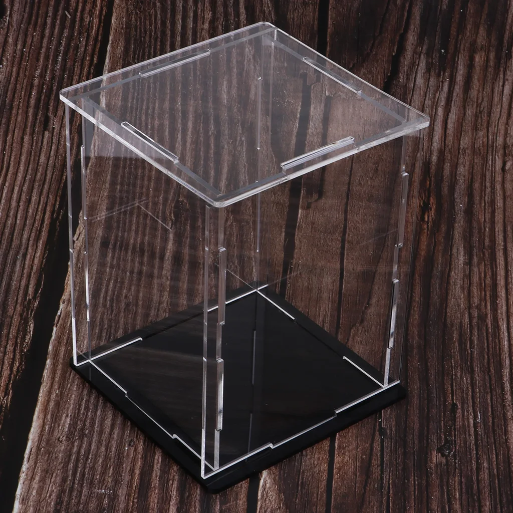 Modern Acrylic Toy Display Show Case Dustproof Box Ornament Protection Tool 158x108x100mm